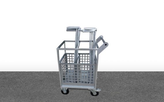 Sudco Gaz Industriel - Trolley for storage of anti-fall bars - Linde