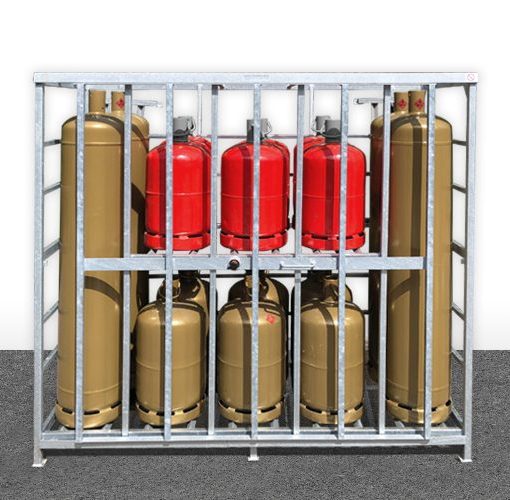 Sudco lpg products - 20-bottle display with sliding doors 4P35 12B13