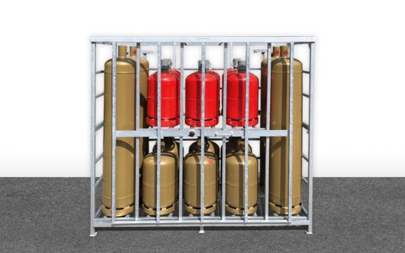 Sudco lpg products - 20-bottle display with sliding doors 4P35 12B13