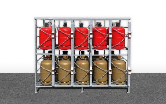 Sudco lpg products - semi-automatic 20-bottle display stand