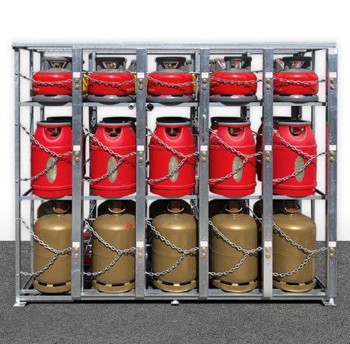 Sudco LPG products - 30-bottle semi-automatic display stand