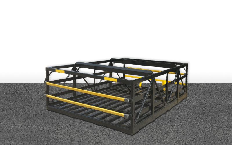 Casier 11 bouteilles avec trois barres composites et barre anti roulis